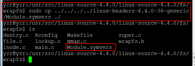 [拷贝当前系统的Module.symvers]
